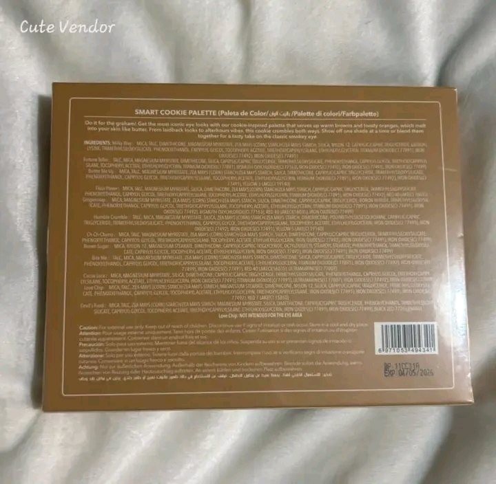 Sheglam smart cookie 12 color eyeshadow palette. 