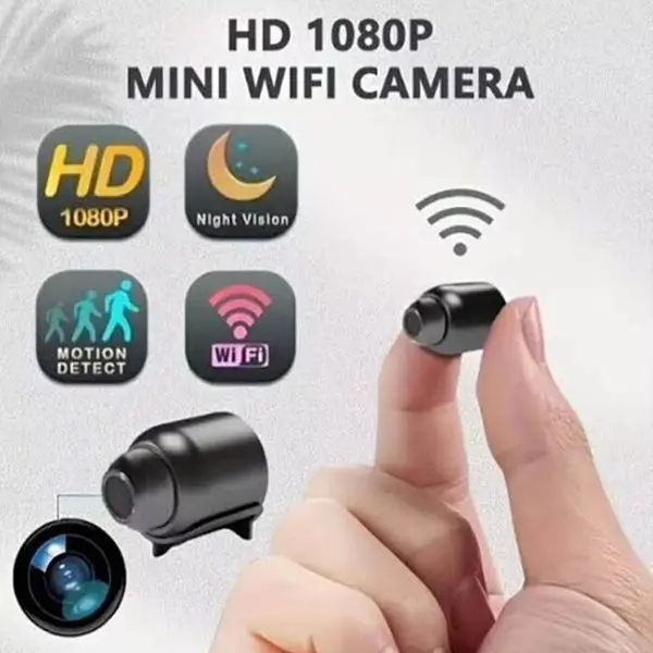 CASIFY WC01 Full HD 1080P 4K WiFi Mini Camera Wholesale X5 Wireless CCTV Night Vision 140 Wide Angle Video Recorder Sound Detector for Safety Security Monitoring Surveillance USB Camera Colored Cam - EVG | Multicolor