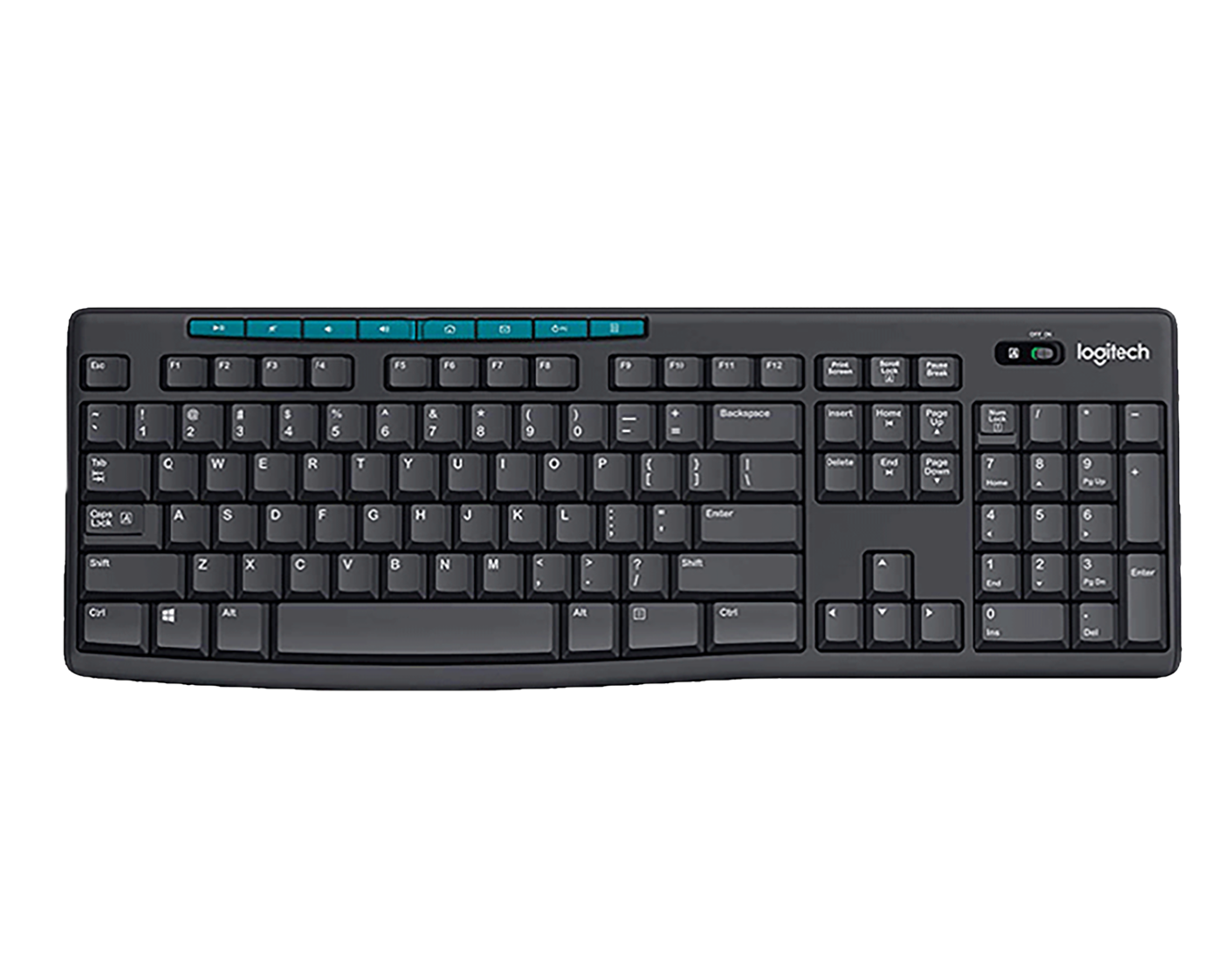 Logi-tech Comfort MK275 Wireless Combo Keyboard Compact, M170 Wireless Mouse, Multimedia & Shortcut Keys.