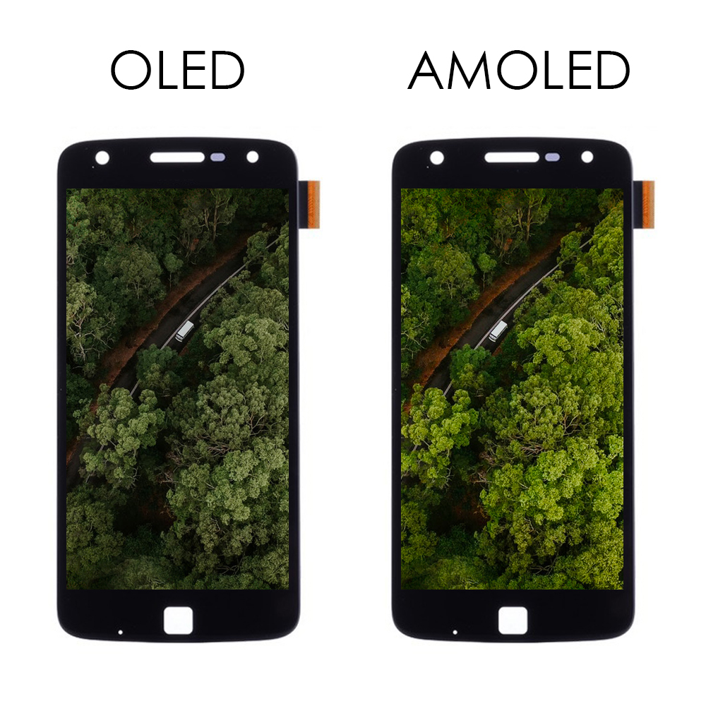 AMOLED LCD For Moto Z Play LCD Display Touch Screen Digitizer For Moto Z Play LCD Pantalla Full Assembly XT1635 XT1635-02. 