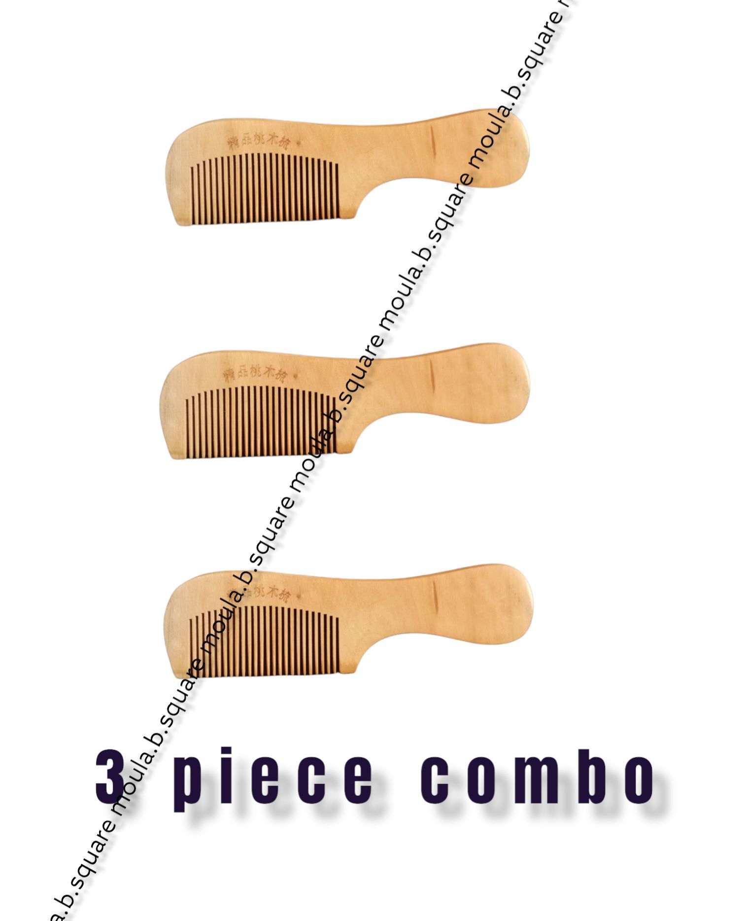 wooden comb with handle/Wooden Hair Brush / 3 pieces / Long-'7' inch: Buy  Online at Best Prices in Bangladesh 