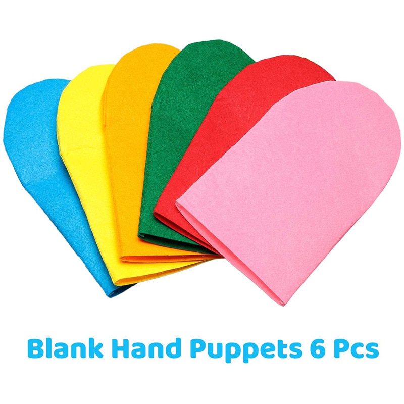 DIY Hand Puppet Making Kit Make Your Own Felt Animal Theme Storytelling Manual Handmade Puppets Craft Material For Kids Teens. 
