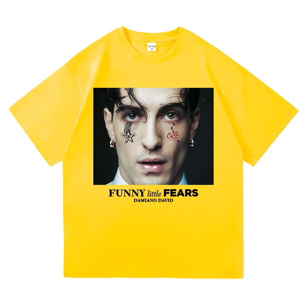 Damiano David Funny Little Fears T Shirt Women Harajuku Aesthetic