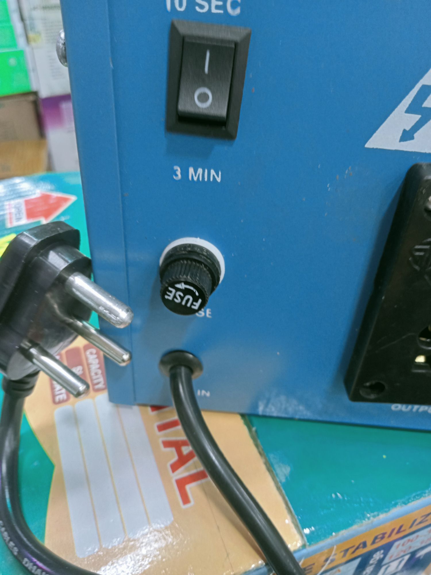 auto digital voltage stabilizer (INSTA Power). 