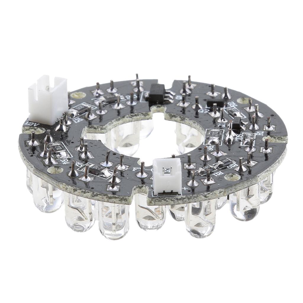 24 LED Illuminated Light IR Lamp Module for Security Camera Night Vision Camera Illuminated Light Lamp. 