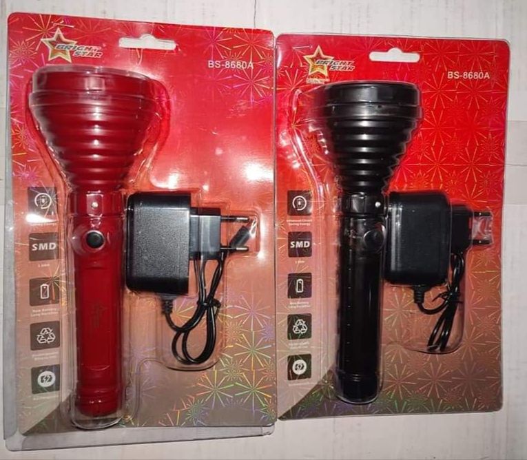 Bright Star Rechargeable SMD Torch BS-8680A. 