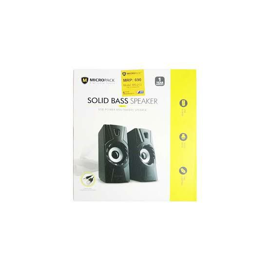 Micropack MS-213 Speaker with 1-Year Warranty. 