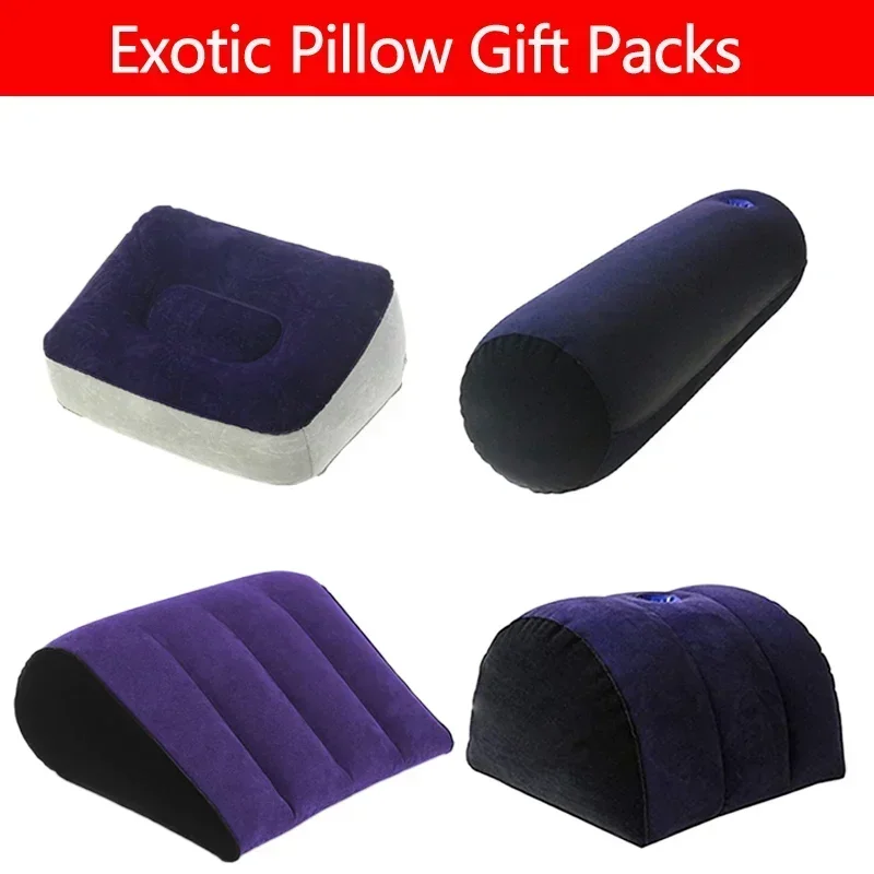 Multifunctional Pillow Toughage Inflatable Cushion Positions Support Air Cushion Triangular Pillow Exotic Night Bed Game Cushion. 
