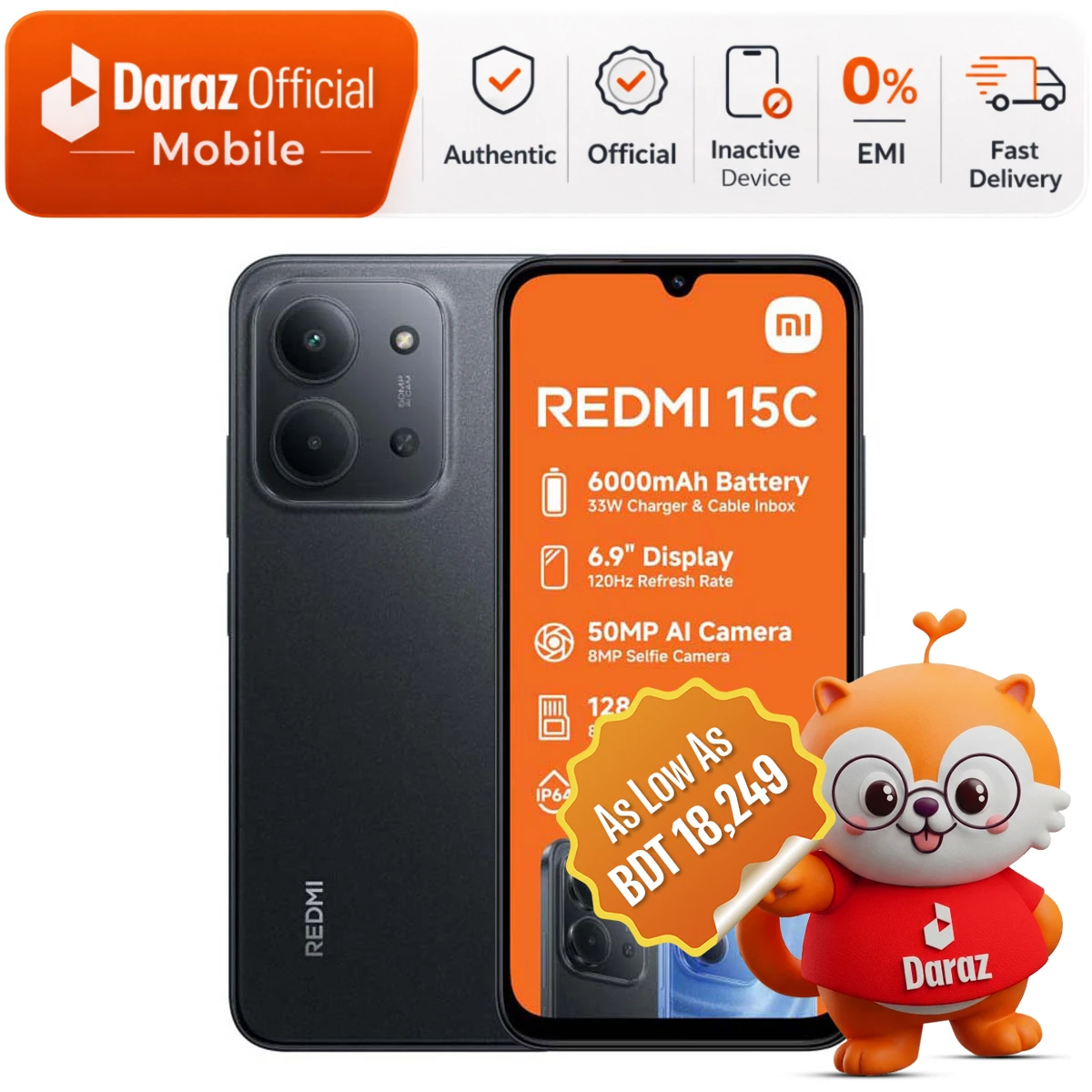 Xiaomi Redmi 15C 6GB/128GB | Official