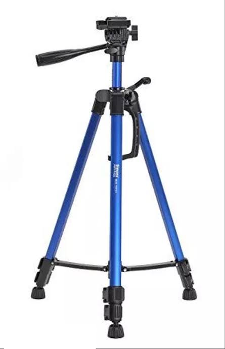 Aluminium Tripod stand 3366 For DSLR Camera and mobile 55 onch. 