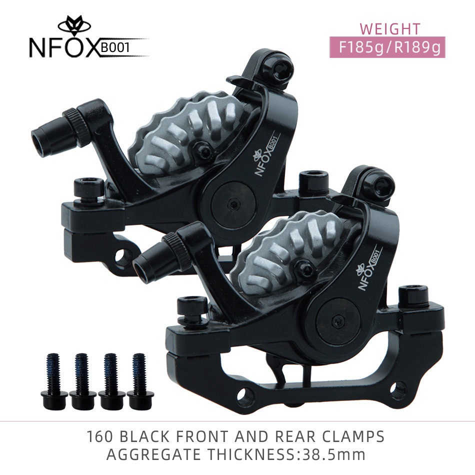ZOOM DB-680 Bicycle 160 Disc Brake Light Alloy Mountain Bike Universal Accessories Mechanical Double Left NFOX B001 Red Black. 