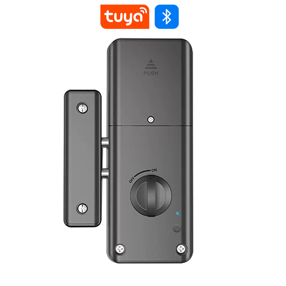 Smart Electric Motor Lock With Tuya App Keyless Entry Door Lock Concealed Invisible Installation IC Card Lock for Wooden Door. 