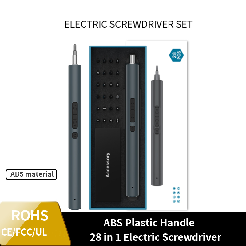 28 in 1 Precision Electric Screwdriver Set Magnetic Cordless Screwdriver with Torque Adjustment for Xiaomi iPhone Power Tools. 