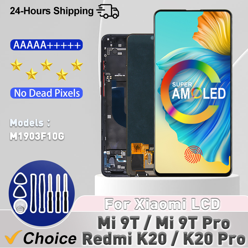 High Quality Mi 9T AMOLED LCD For Xiaomi Mi 9T Pro Display Touch Screen Digitizer For Redmi K20 LCD K20 Pro Replacement Parts