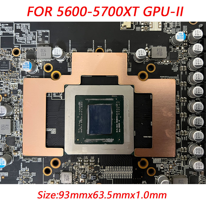 GPU RAM Copper Heat Sink For Radiator Memory Miner RTX 3060 3070 3080 3090 / 5600 5700 GPU Cooling Down 15-40 Degree Thermal Pad. 