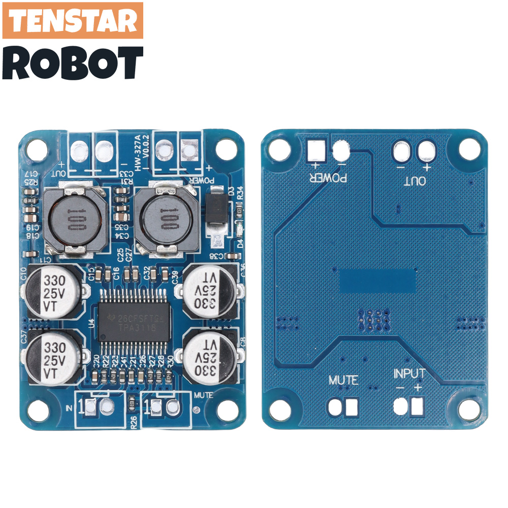 32Pin Chip Original TPA3118 60W DC 12V-24V Mono Digital Audio Power Amplifier Board Amp Module. 