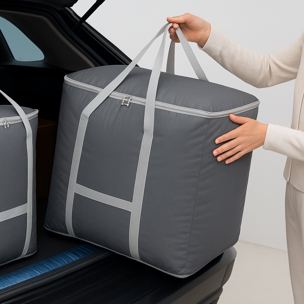 Huge Capacity Premium Travel Bag – Portable & Durable with Long Handle
