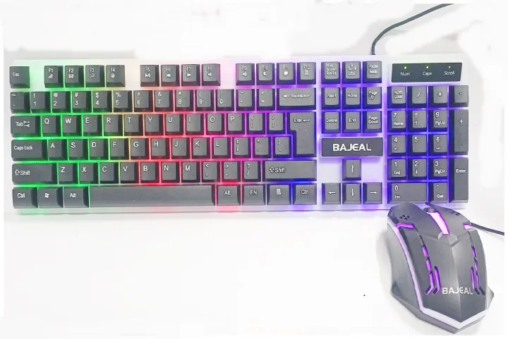 BAJEAL T350 COMBO GAMING LIGHTING KEYBOARD MOUSE SET. 