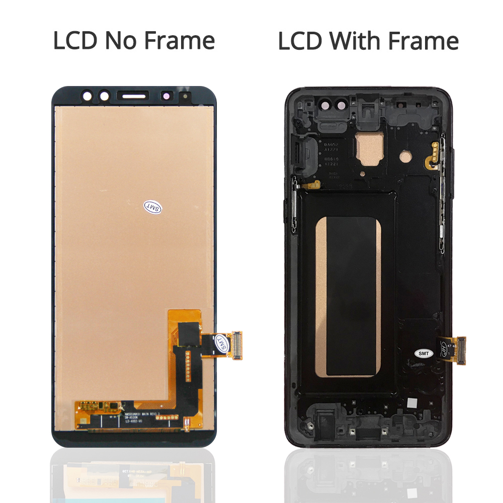100% Tested For Samsung Galaxy A8 2018 LCD Display Touch Screen For Galaxy A8 A530 A530F A530N LCDReplace,with Frame. 