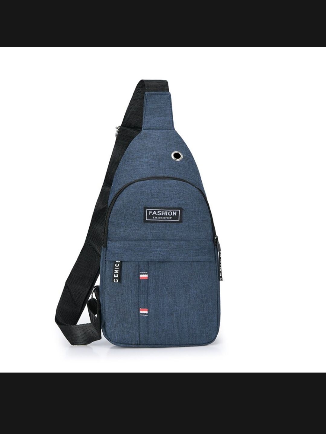 Sling Bag Chest Bag Men New Casual Korean Version Oxford Cloth Fashion Sports Bag Single Shoulder Messenger Bag Canvas Backpack