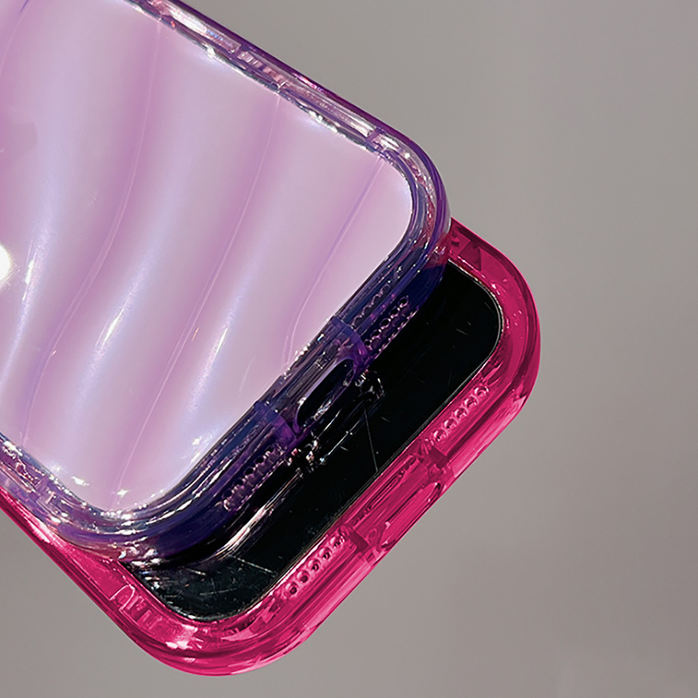 3D Laser Wave Texture Phone Case For iPhone 15 13 12 11 14 Pro Max 7 8 Plus X XR XS SE 2020 2022 Shockproof Soft Silicone Cover. 