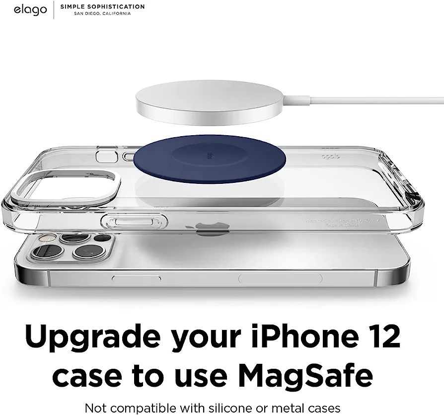 Apple MagSafe Charger - Wireless Charger with Fast Charging Capability, Type C Wall Charger, Compatible with iPhone and AirPods. 