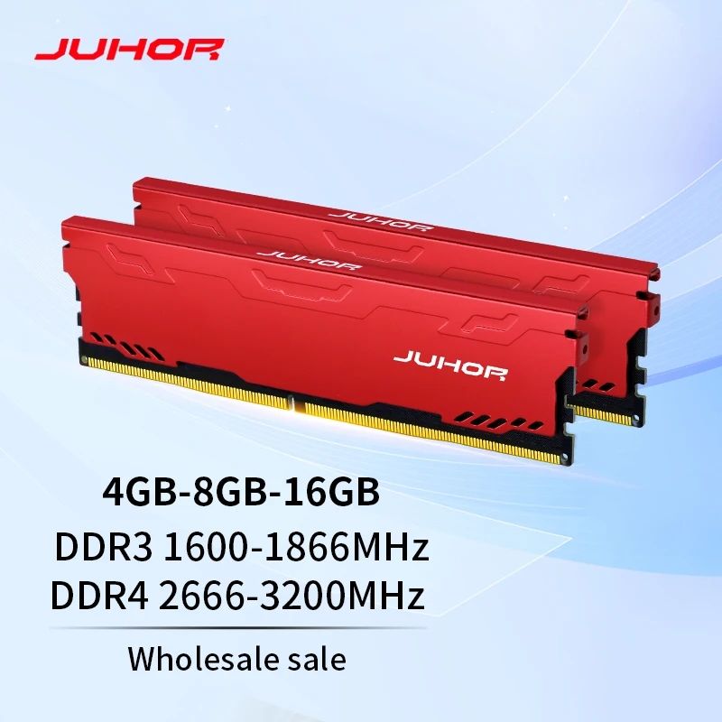 2024 JUHOR DDR4 8GB 3200MHz UDIMM Desktop Memory Module Ram