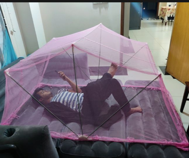 Lazy adult Mosquito Net Magic mosari Singles Bed-বড়দের স্টাইলিশ মশারি - portable mosquito net. 