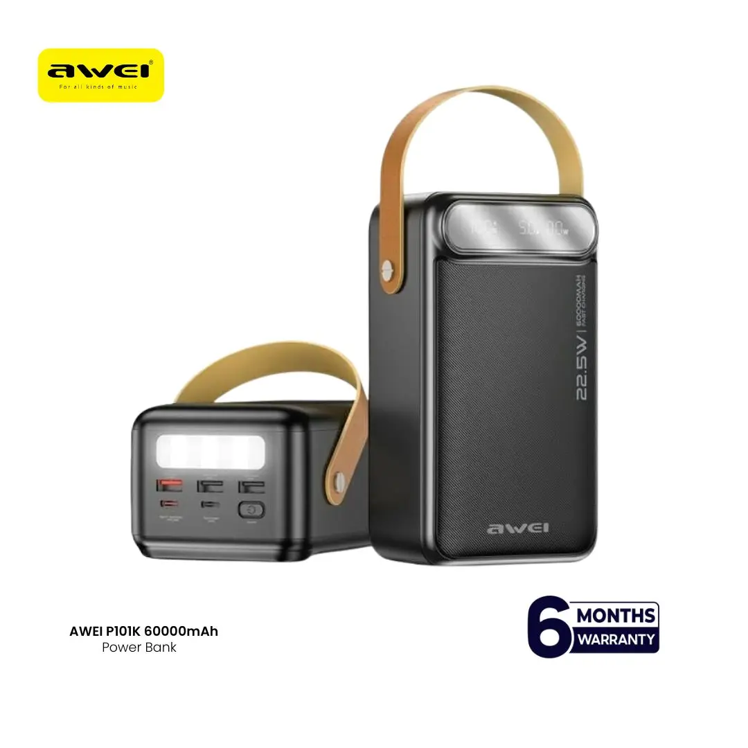 Awei P101K 60000mah Power House 22.5W Output Portable Outdoor Powerbank