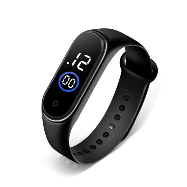 Silicon Digital Touch LED Sports Watch