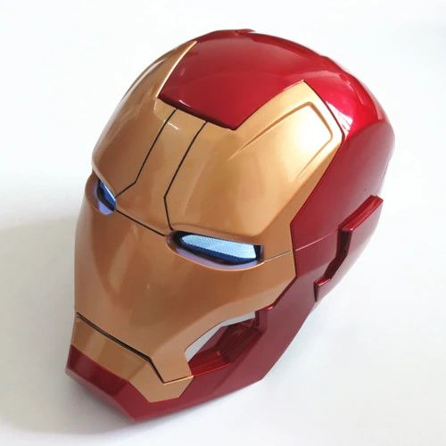 Superhero iron man mask for kids mask with eyes LED light. 