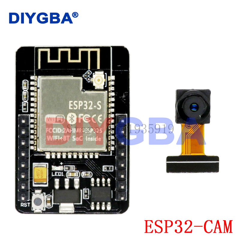 ESP32-CAM WiFi Module ESP32 serial to WiFi ESP32 CAM Development Board 5V Bluetooth with OV2640 Camera Module + 3DBI Antenna. 