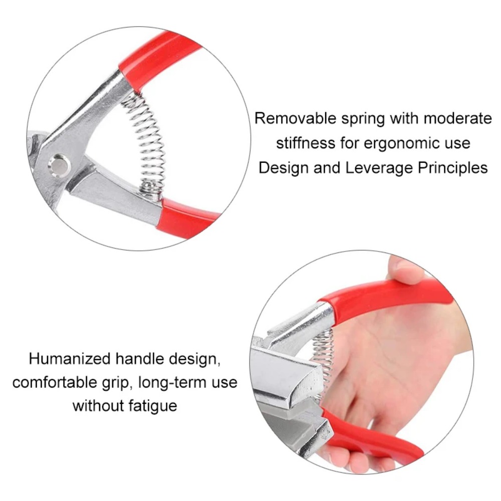 Alloy Canvas Stretching Pliers Spring Handle for Stretcher Bars Artist Framing Tool 12CM Width Red Shank Oil Painting Tool. 