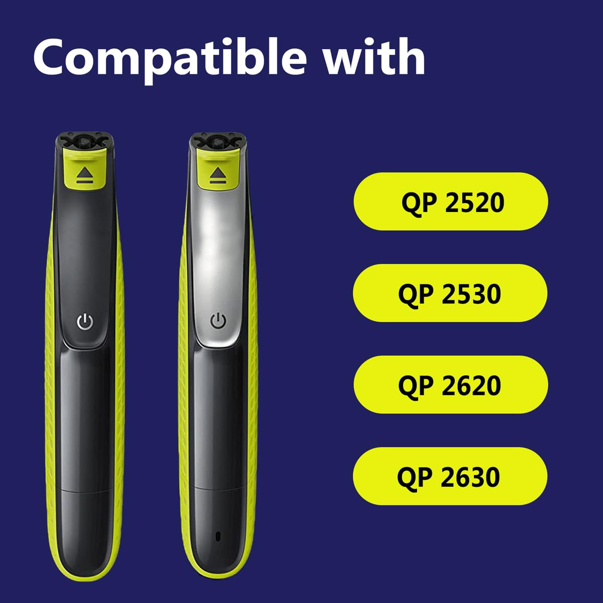YUKU Guide Comb Guards for Philips One Blade QP2520 QP2530 QP2630 Electric Trimmer Shaver 14 Length Adjustable Replacement Kit. 