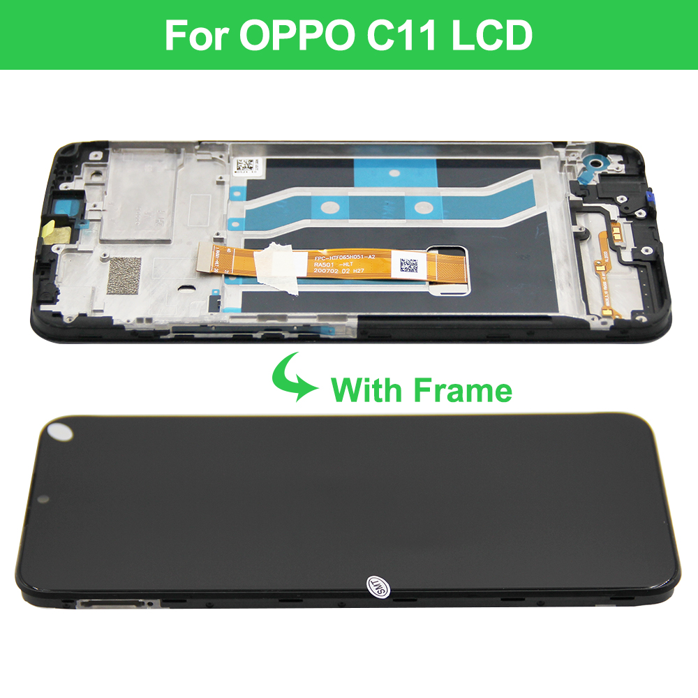 AAA Quality For OPPO Realme C11 2021 LCD RMX3231 Display Touch Screen Digitizer Assembly For Realme C11 2020 LCD Display RMX2185. 