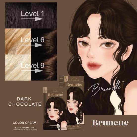 KOTA Color Cream Brunette(DARK CHOCOLATE)-100gm. 