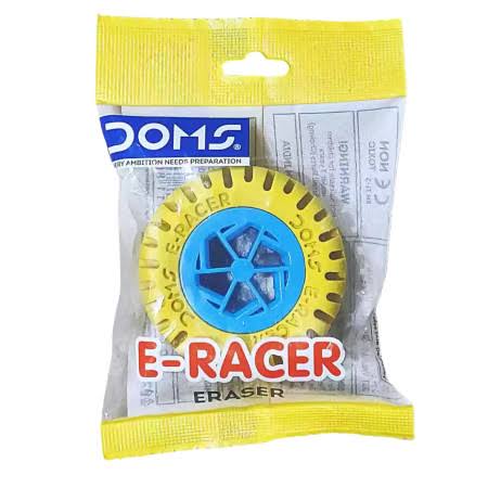 Doms E-Race Eraser Multicolor ( 2 PCS Pack). 