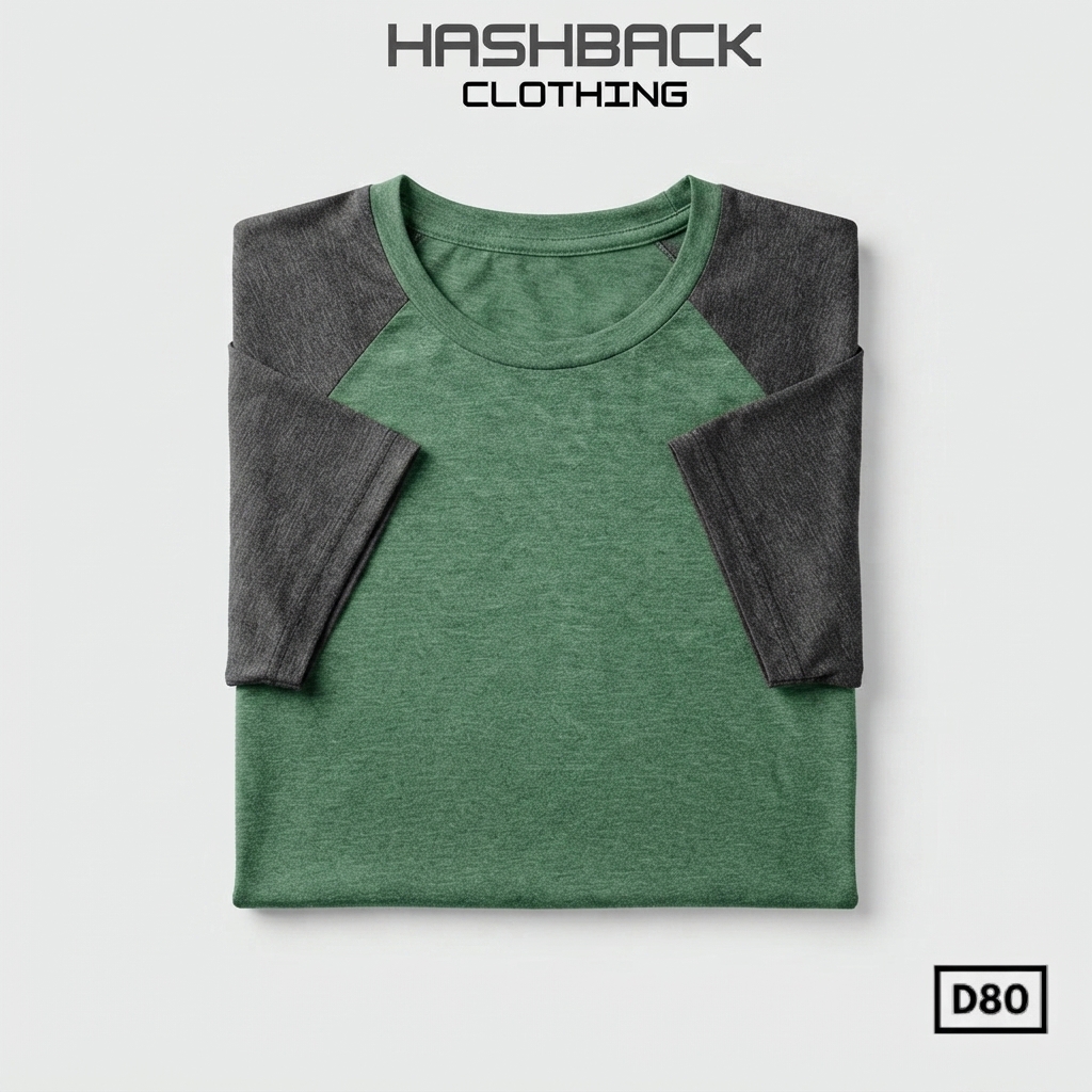 HashBack Printed Crew Neck T Shirt For Men - Round Neck VI