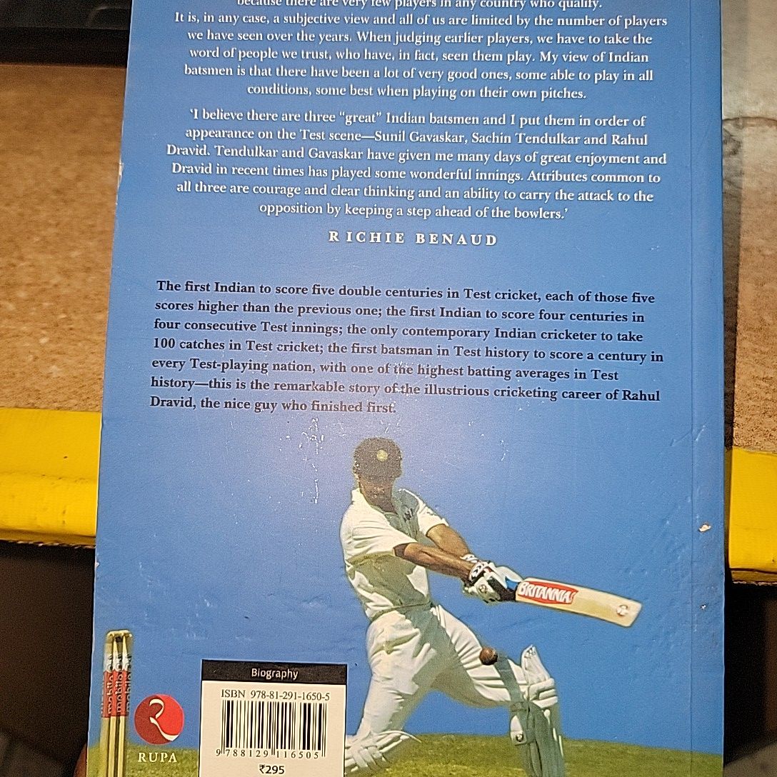 A Biography of Rahul Dravid By Devendra Prabhudesai. 