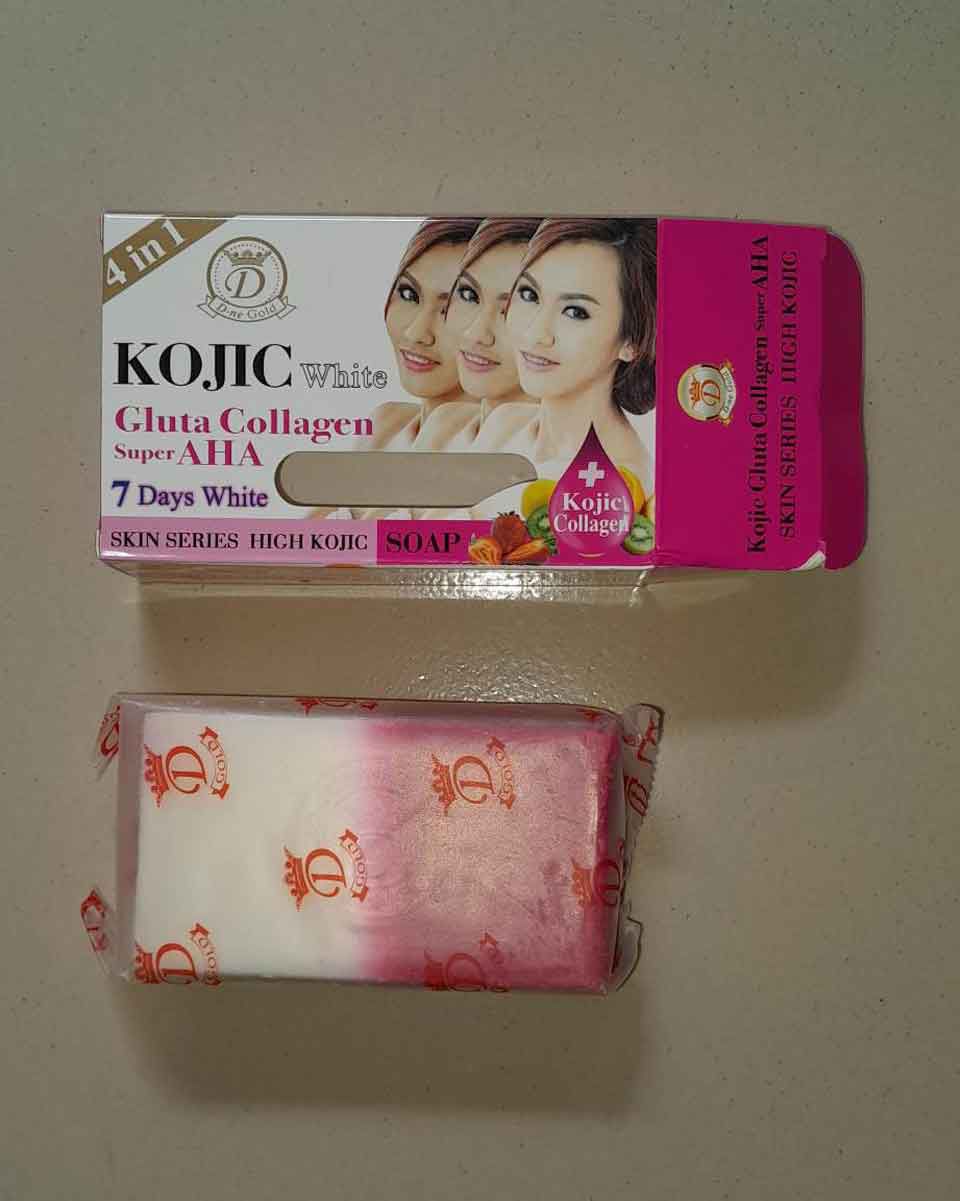 kojic white savon gluta collagéne super AHA
