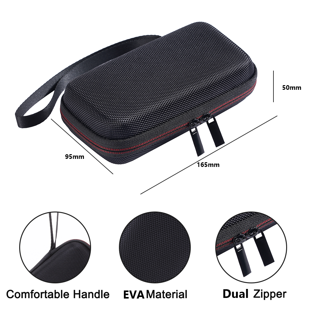 Hard Carrying Case PortablBag for ANBERNIC RG35XX H RG353M Retro Game Console Travel Storage Holder With Mesh Bag For SD Card. 