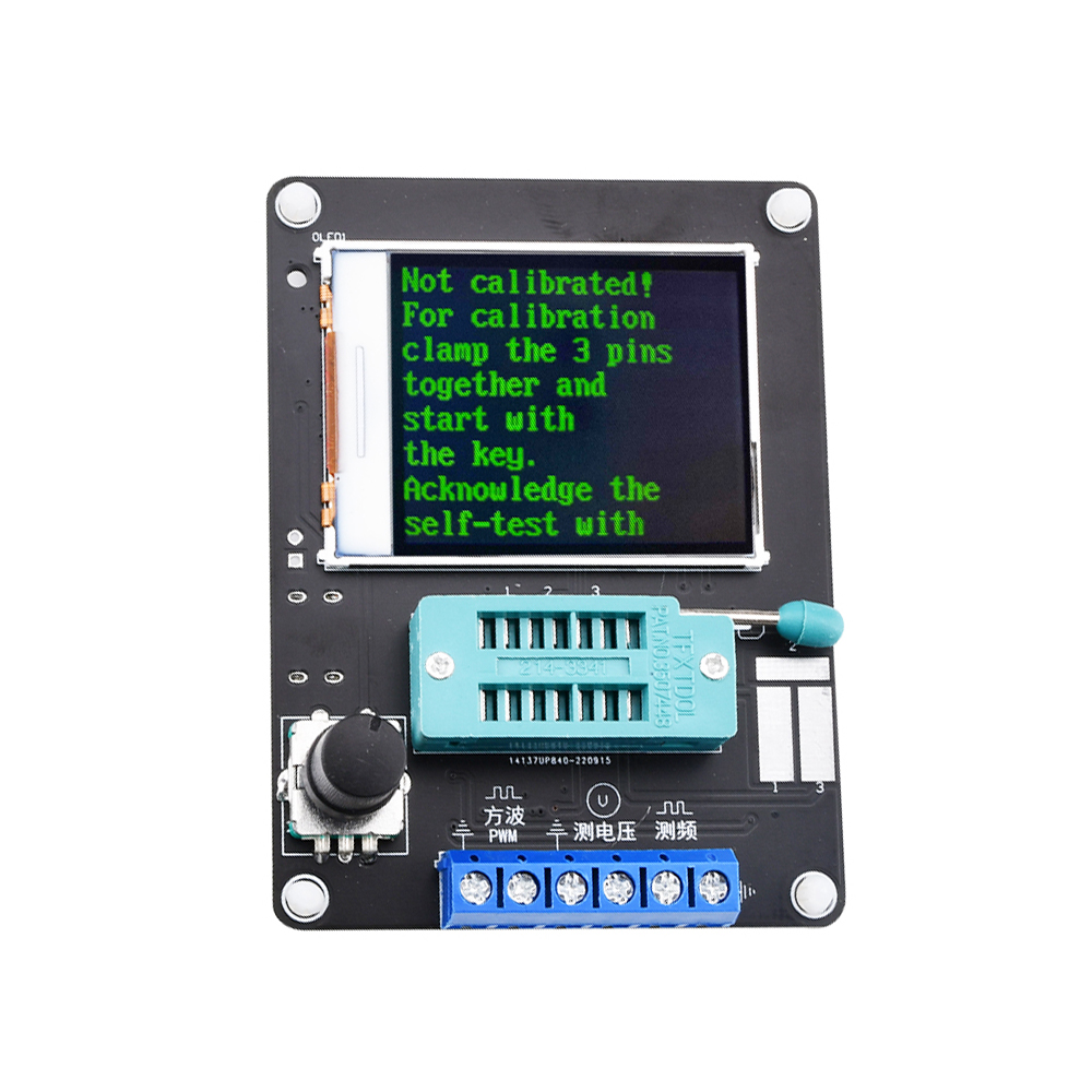 LCD Display GM328A Transistor Diode Tester Capacitance ESR Voltage Frequency Meter PWM Square Wave Generator Electronics Kit. 
