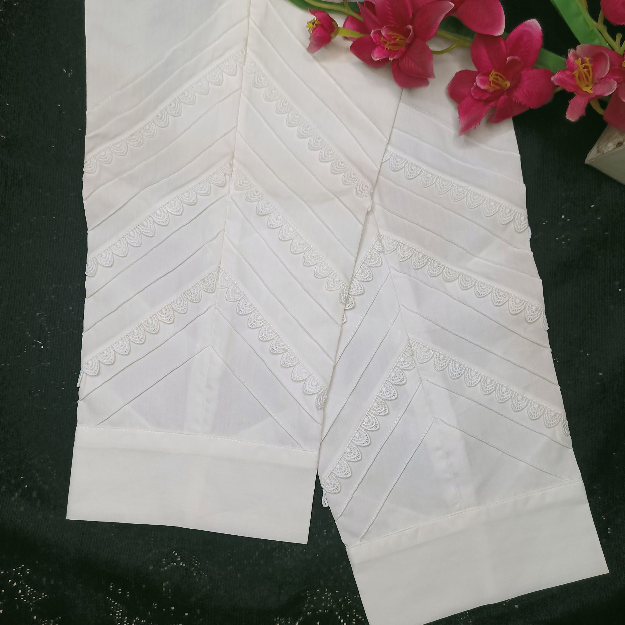 Exclusive premium designer cotton ladies pant