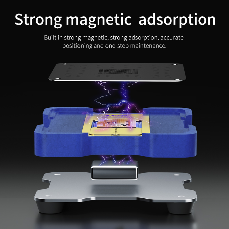 MaAnt C1 Magnetic CPU BGA Reballing Stencil Kit Platform For iPhone A8-A16 Hisilicon Qualcomm MTK EMMC Phone Steel Mesh Repair. 