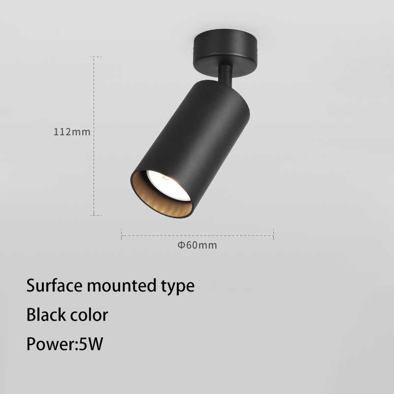 Led Track Light GU10 MR16 Replaceable Bulb Surface Mounted Spot Ceiling Lamp Rails Lighting Fixture 110V 220V For Home Shop. 
