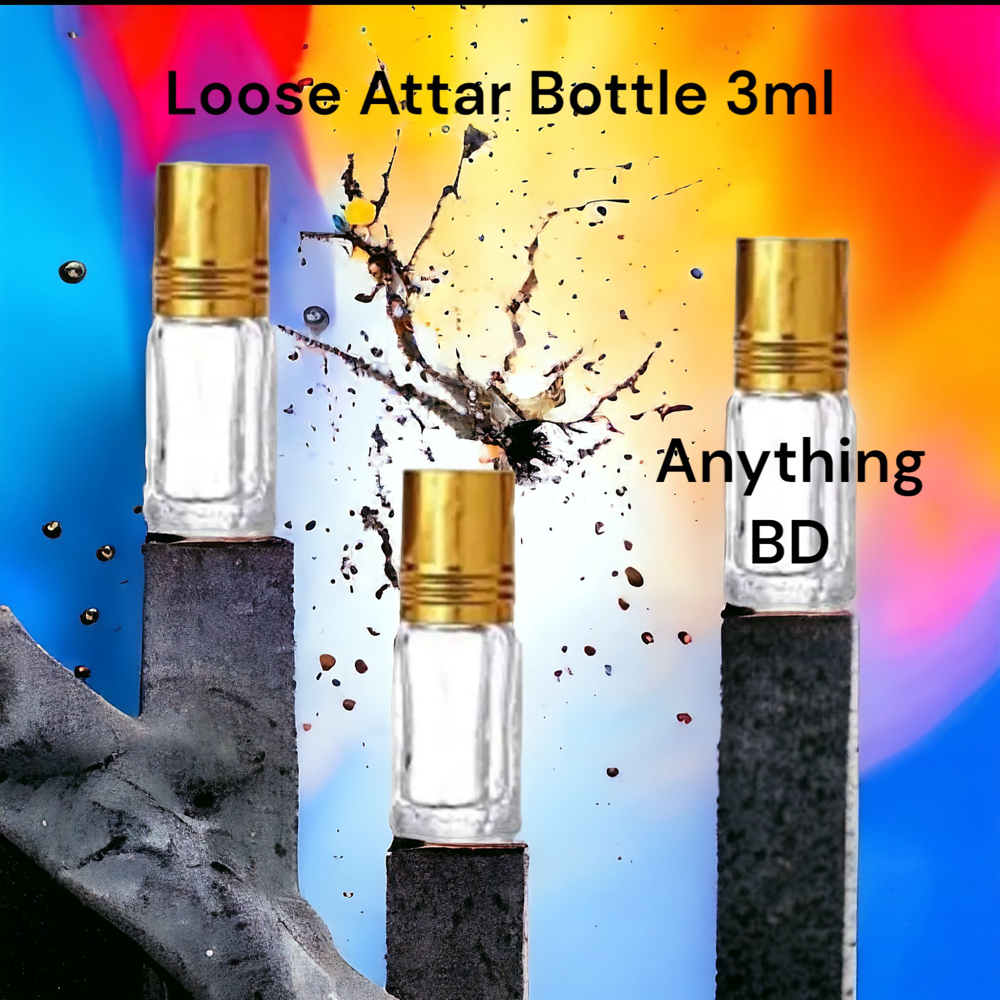 Attar Loose Bottle 3 ml -- 3 ocs. 