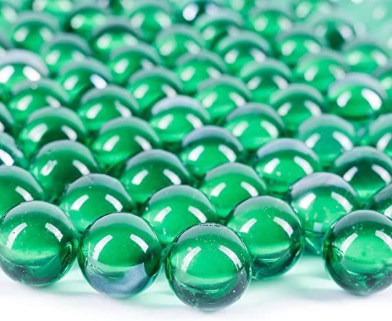 Marbles - Guli guli  2500 ps green kacher guli 1 packet. 