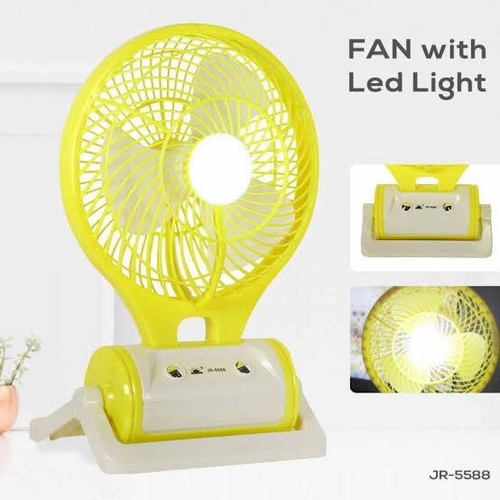 JR-5588 LED light With Fan. 