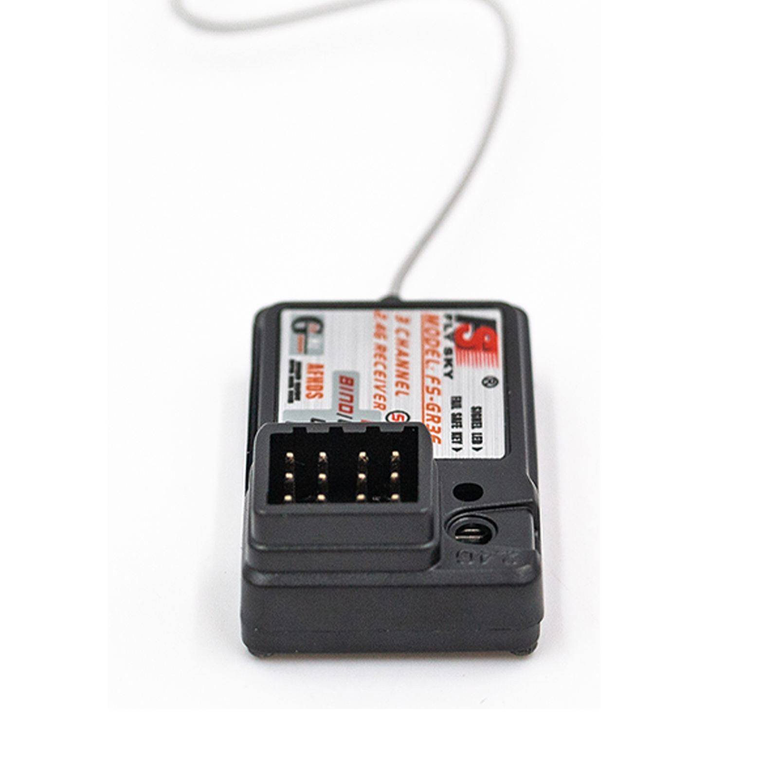 Flysky FS-GR3E AFHDS 2.4G 3CH Receiver for FS-GT2 FS-GT2B FS-GT3B FS-GT3C FZ-IT4S RC Car Boat. 