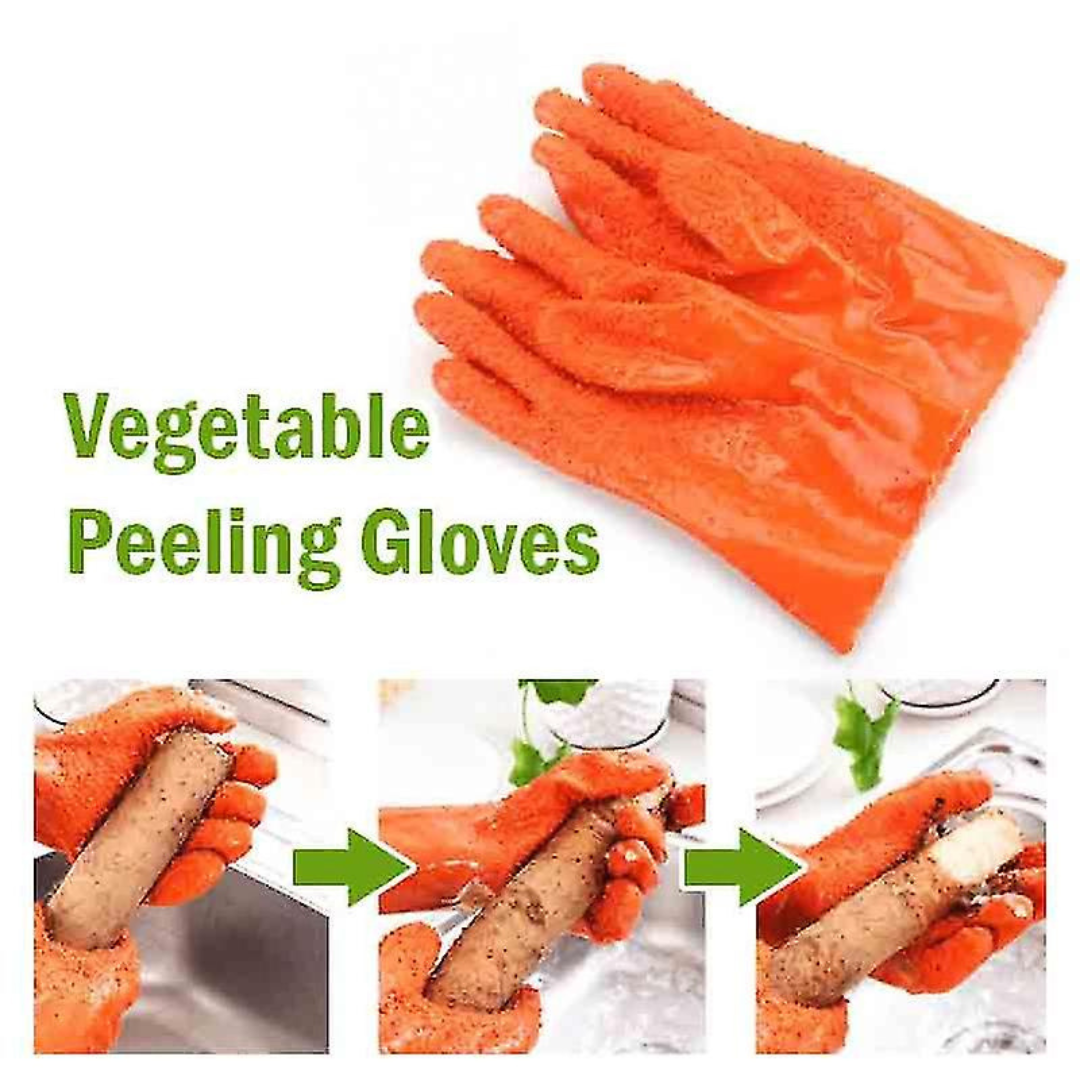 special gloves for peeling potatoes, you will quickly and easily clean vegetables, without damaging the skin of your hands and making it dry and rough.. 
